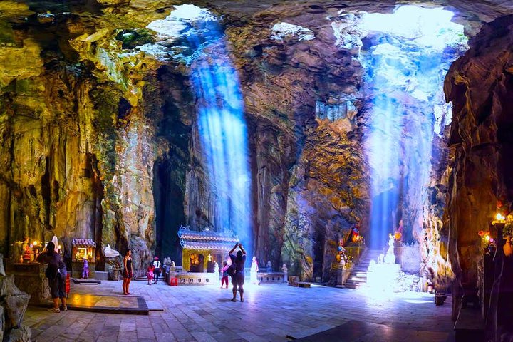MARBLE MOUNTAINS - MONKEY MOUNTAIN – AM PHU CAVE - MORNING TOUR